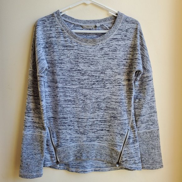Athleta Gray Scoop Neck Jersey Size XXS - Picture 5 of 14